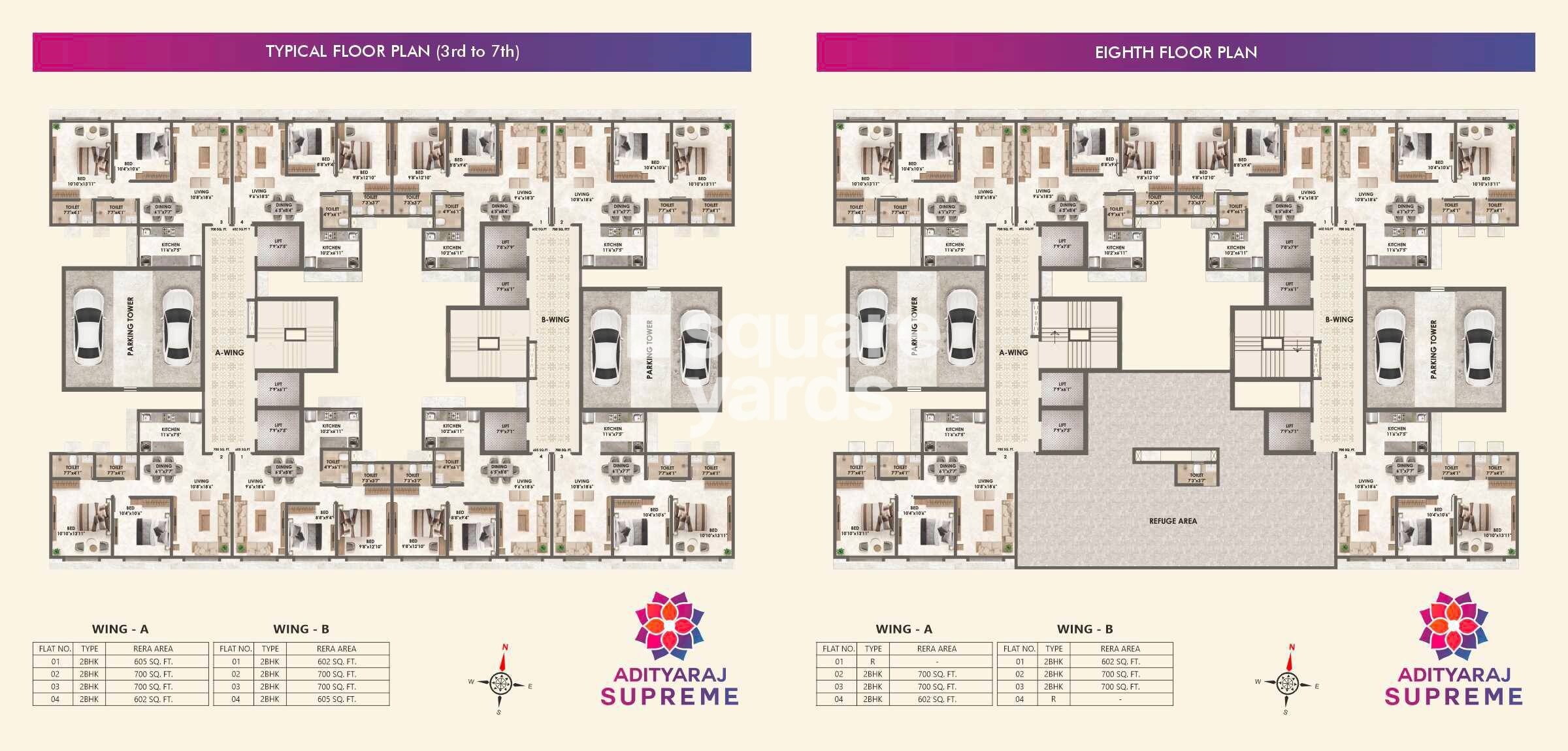 Adityaraj Supreme Floor Plans 2