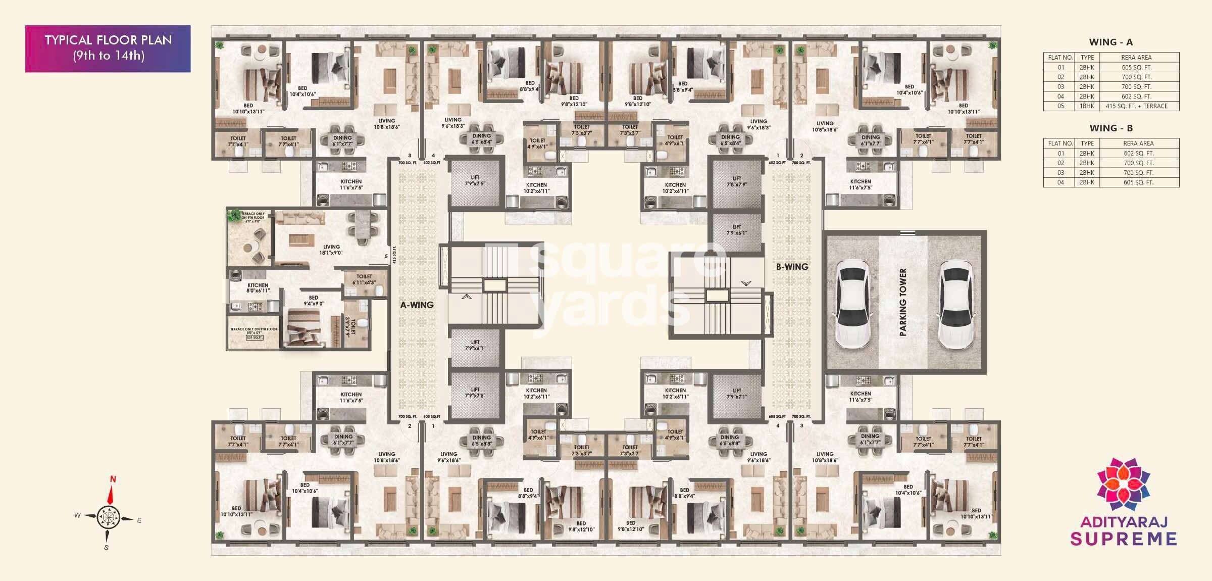 Adityaraj Supreme Floor Plans 3