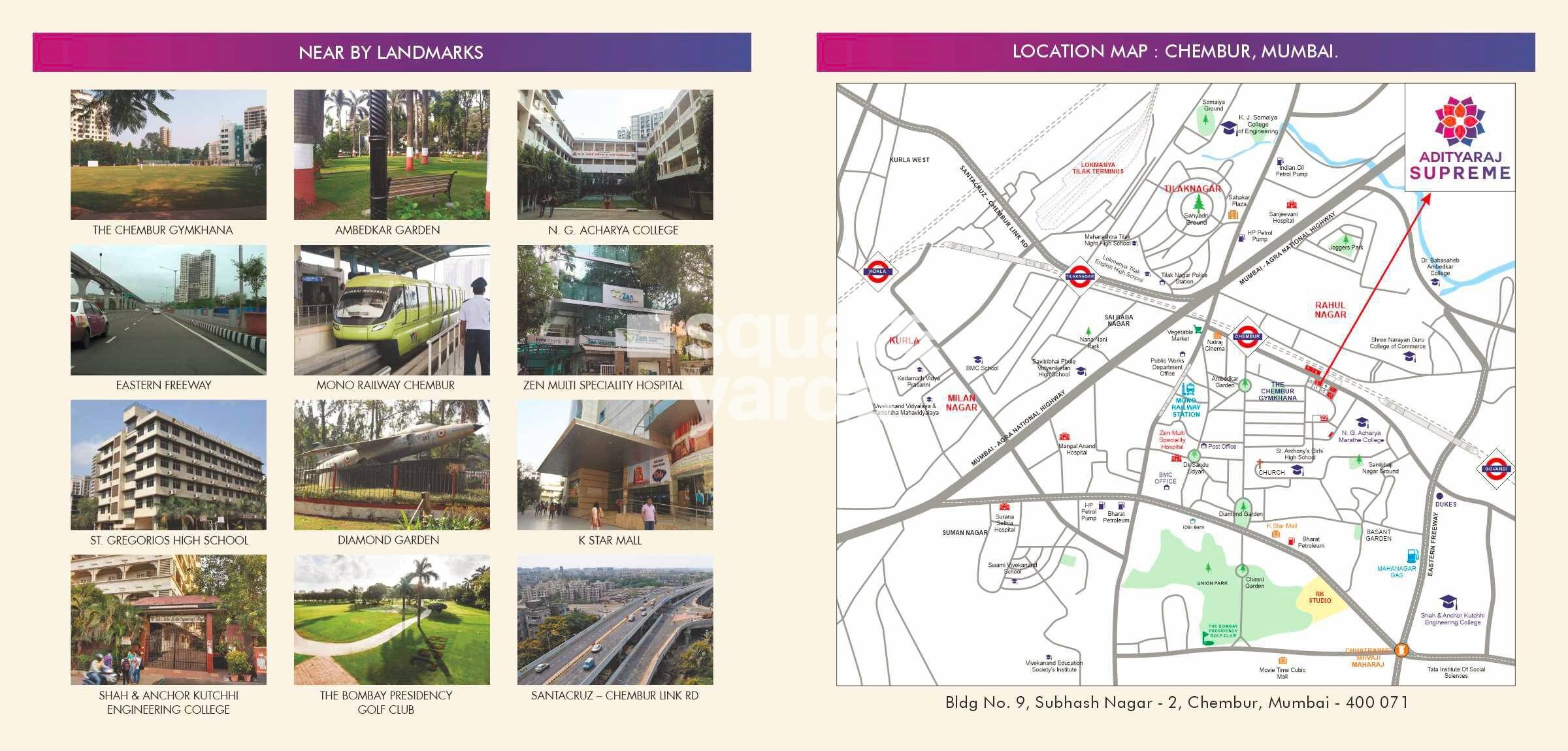 Adityaraj Supreme Location Image