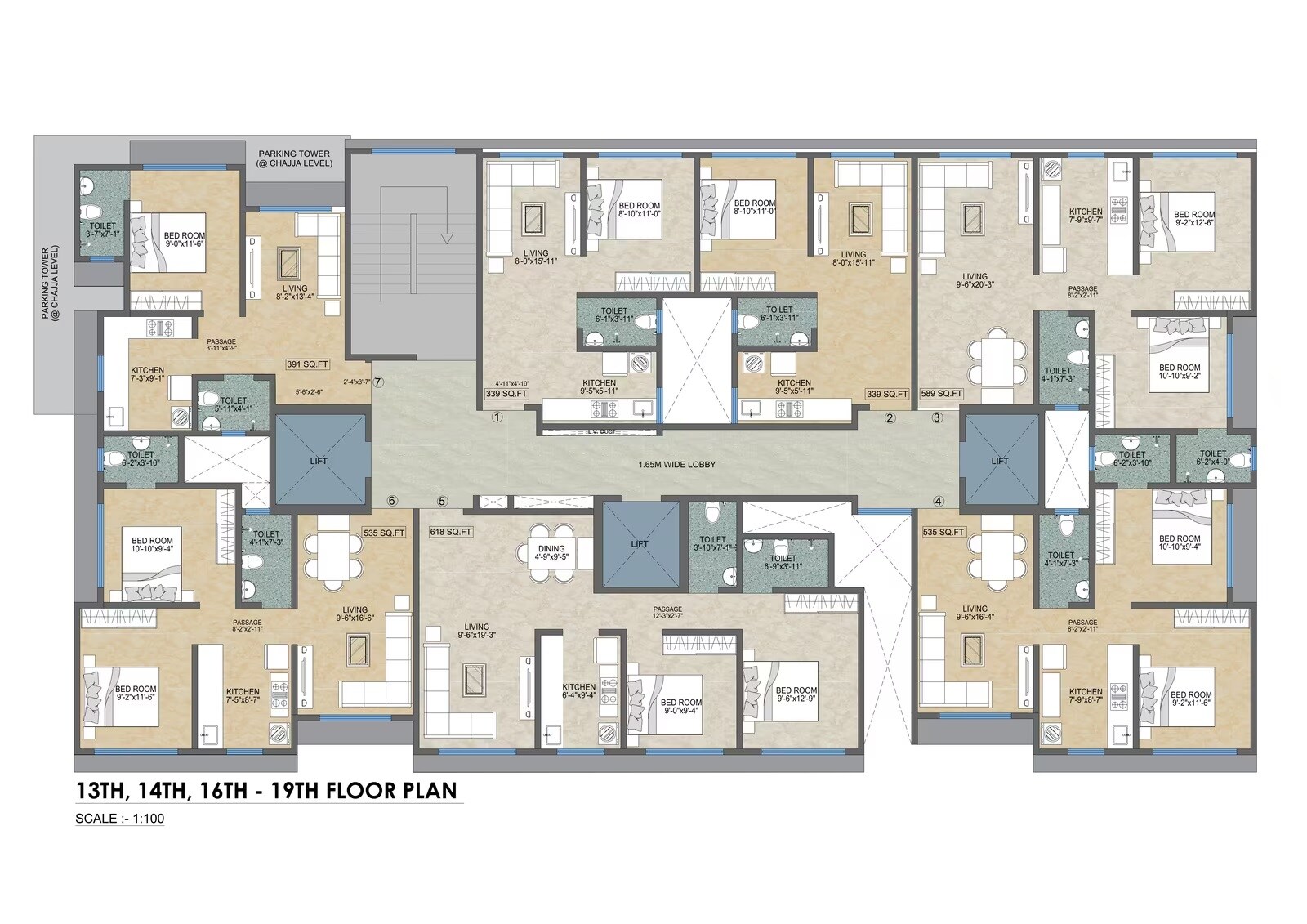 Adityaraj Tapovan Floor Plans