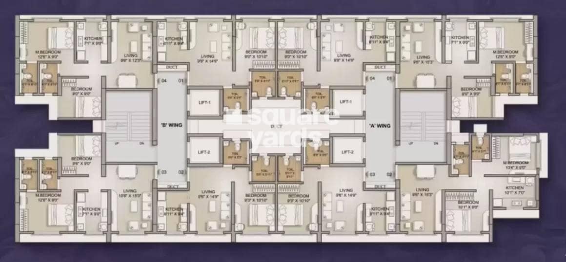 Advait 78 East Floor Plans