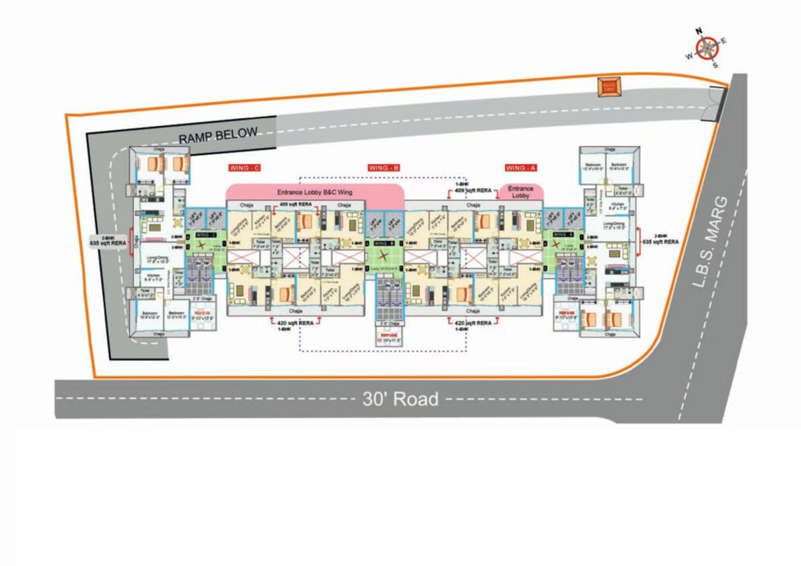 Advent Neel Residency Bhandup Floor Plans