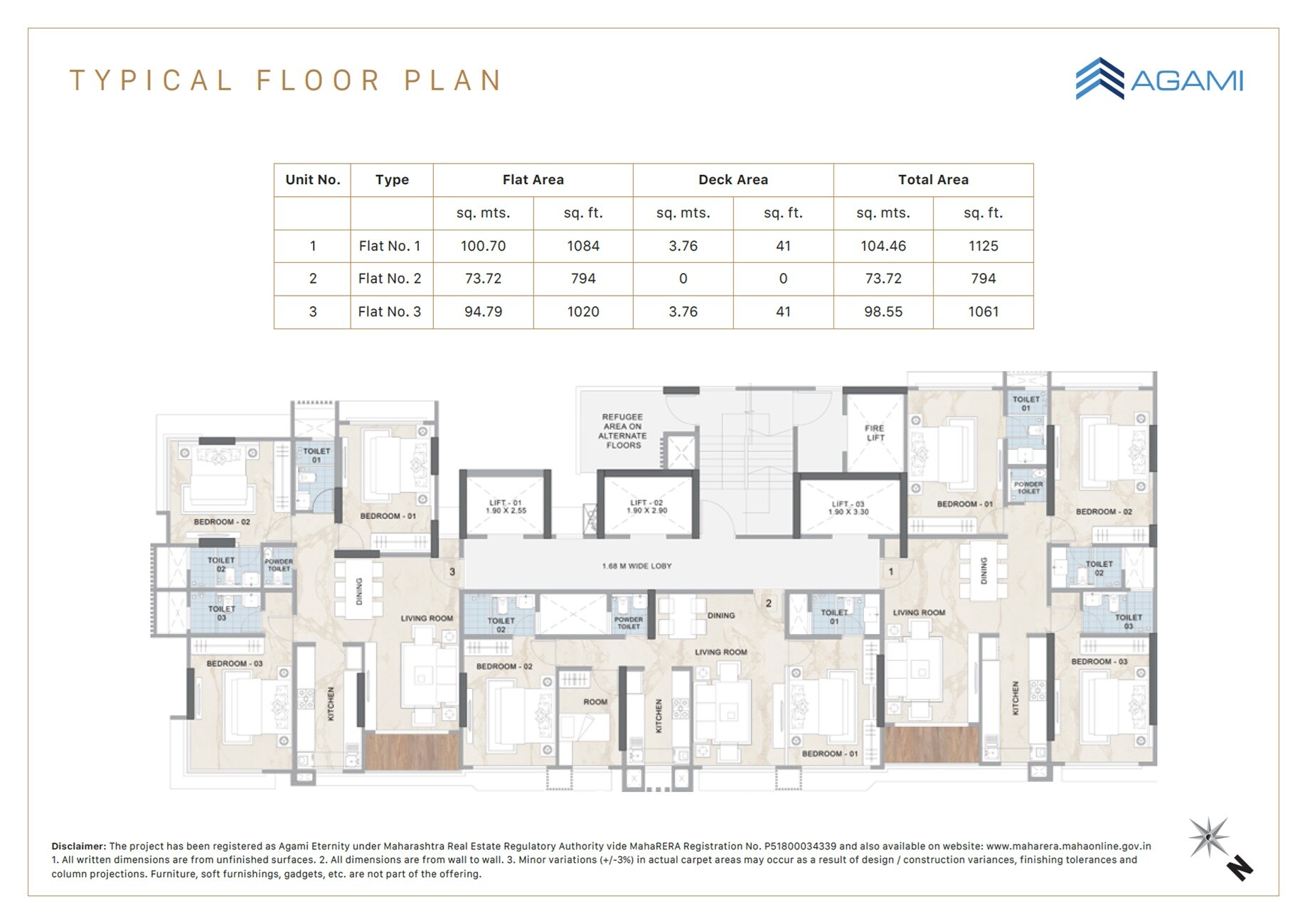 Agami Eternity Floor Plans