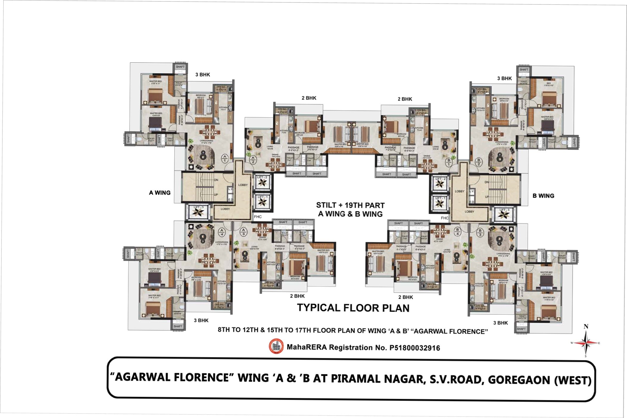 Agarwal Florence Floor Plans