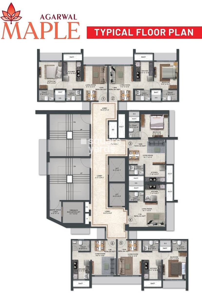 Agarwal Floresta Maple Floor Plans