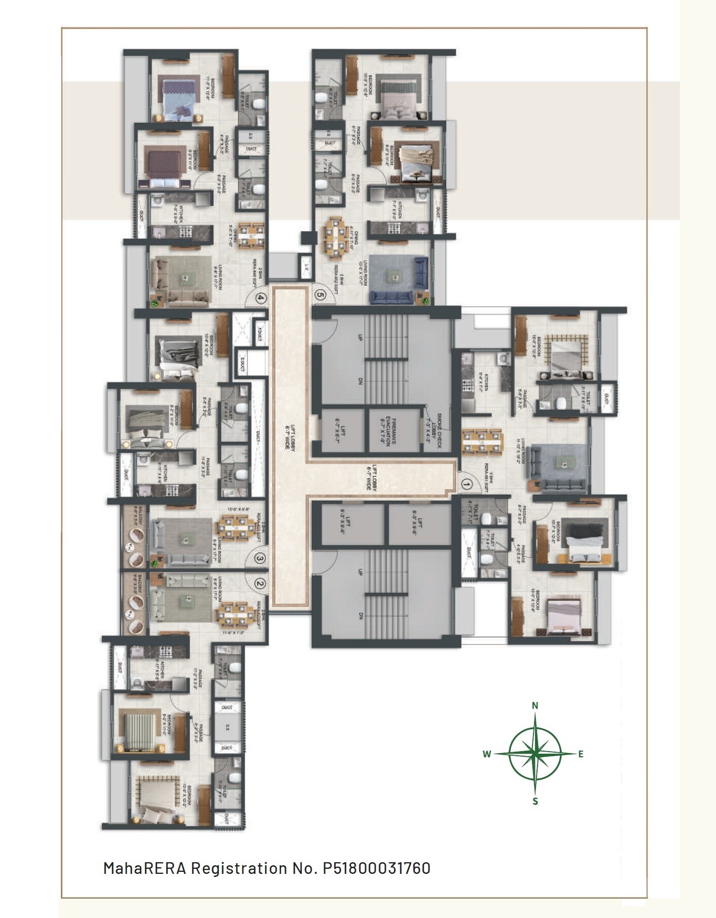 Agarwal Floresta Oak Floor Plans 2