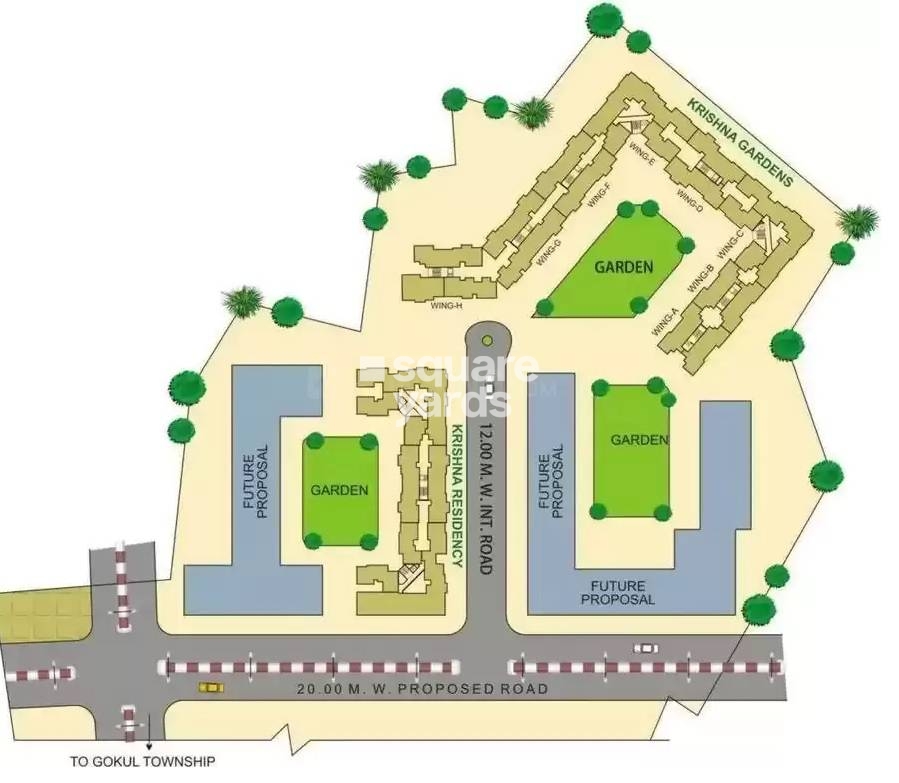 Agarwal Krishna Residency Location Image