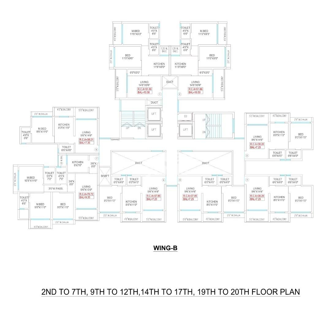 Agarwal Skyrise in Virar West, Mumbai @ 40.60 Lac - Floor Plans ...