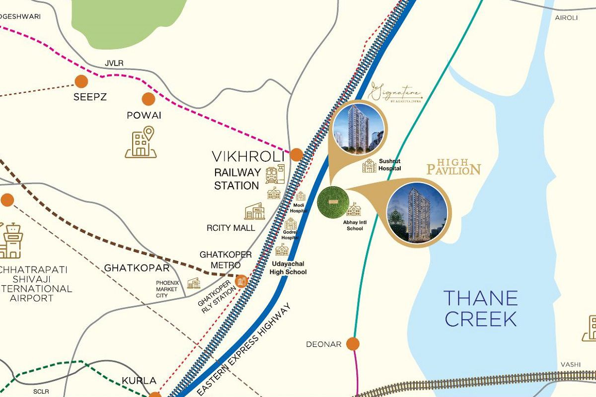 Agastya High Pavilion Location Image