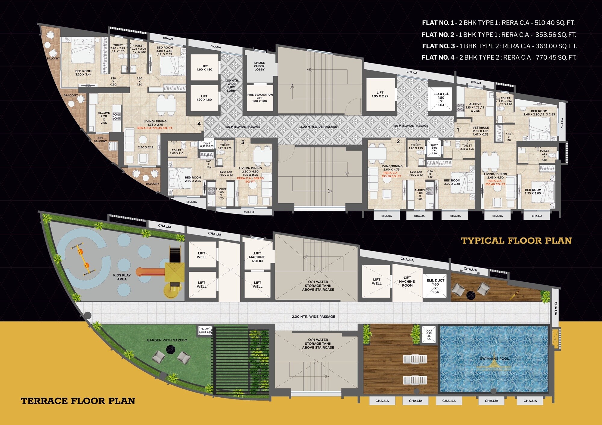 AH Avenue Floor Plans