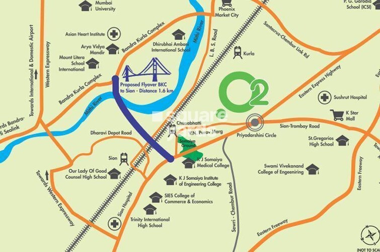 Ahuja O2 Location Image