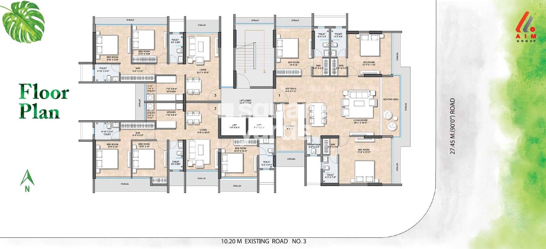 AIM Avenue Floor Plans