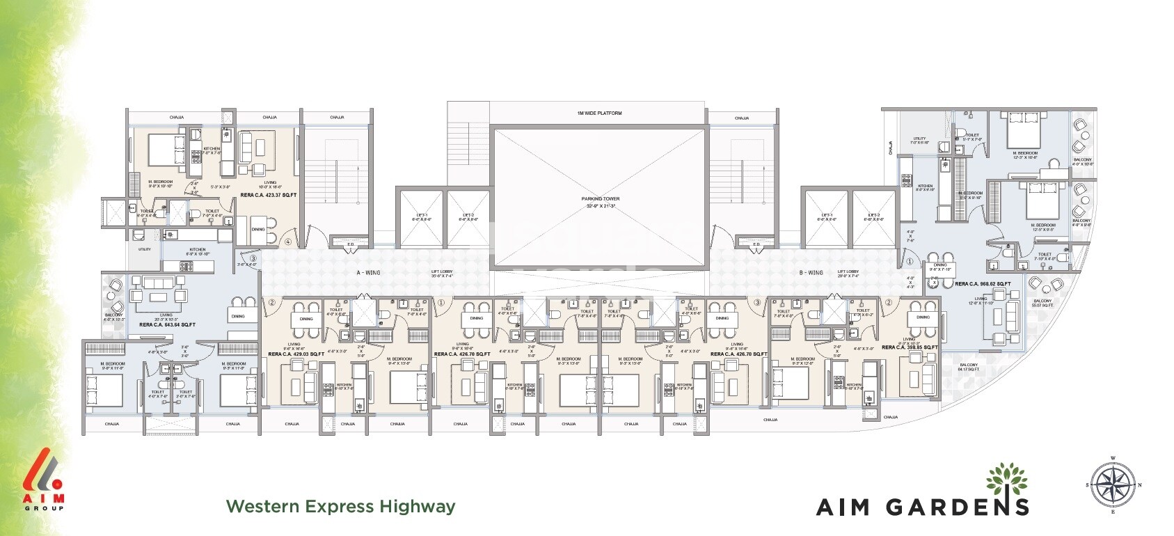 AIM Garden Floor Plans