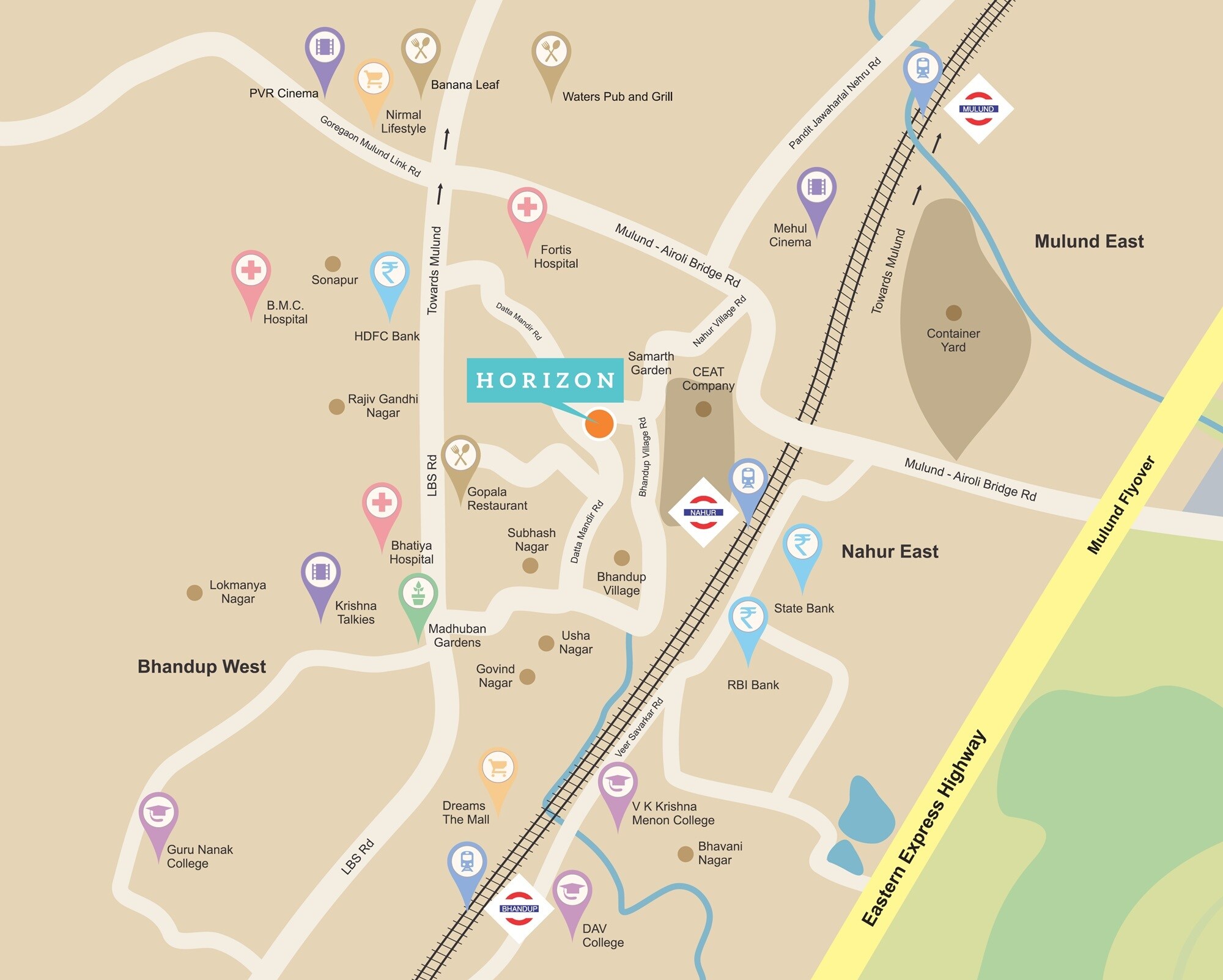 Ajanta Airavat Horizon Location Image