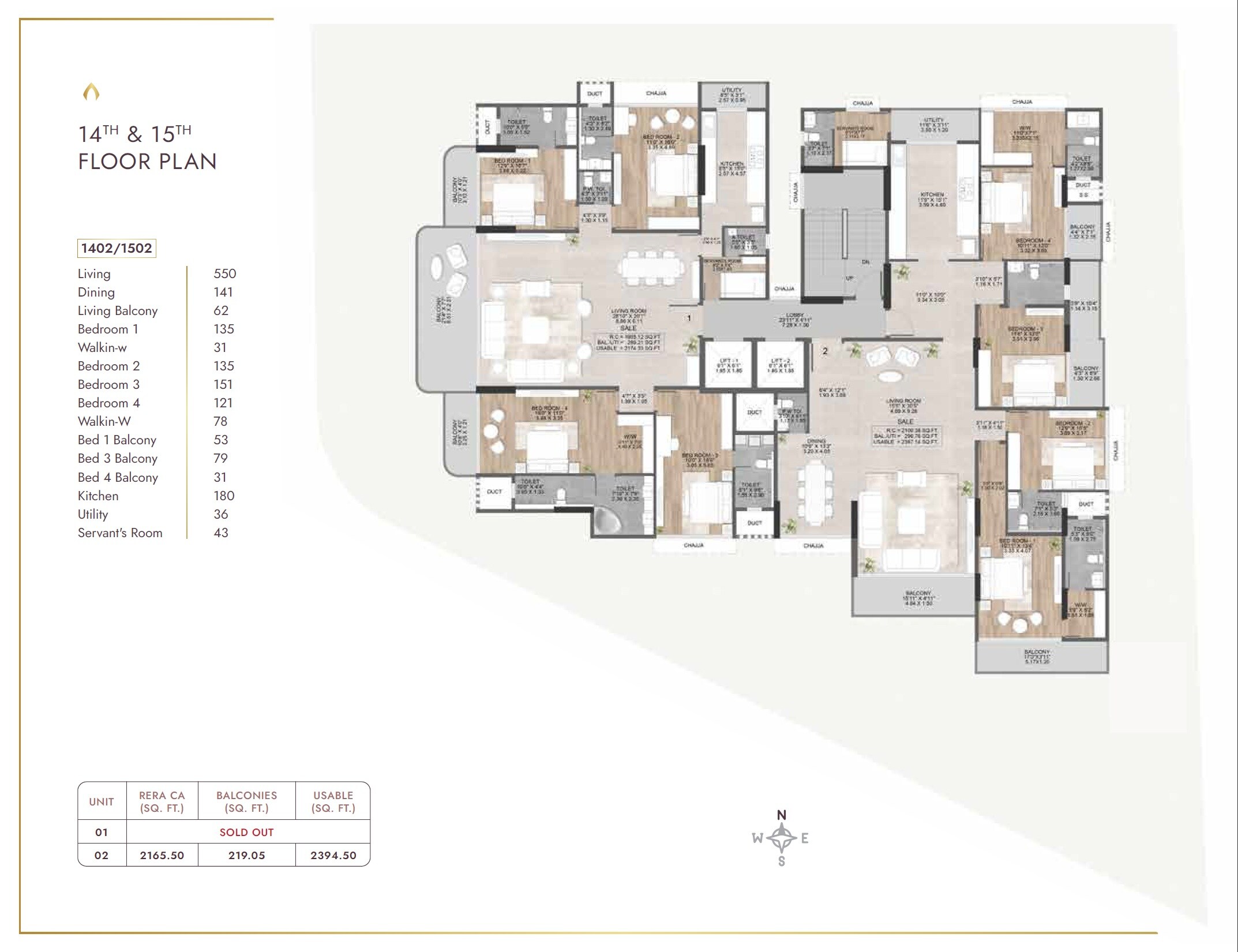Ajmera Atlantis Floor Plans