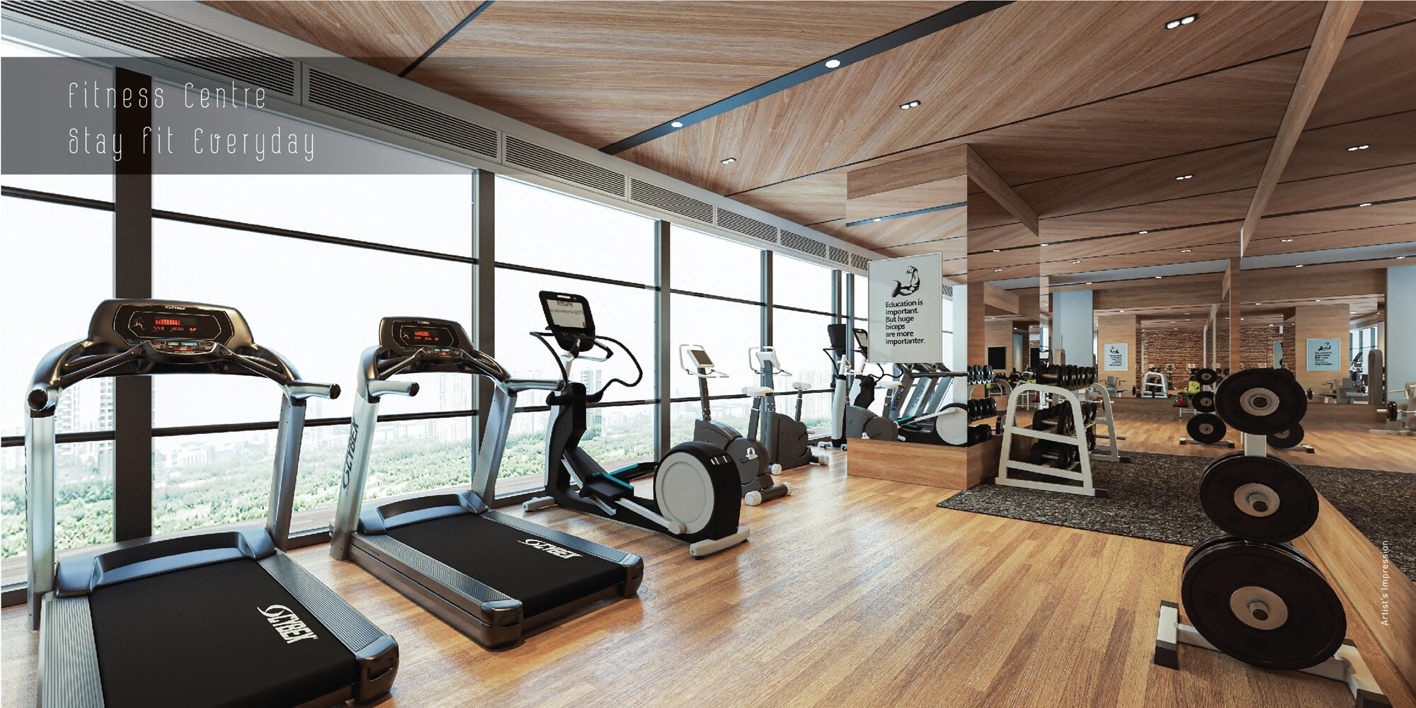 Ajmera Downtown Gymnasium Image