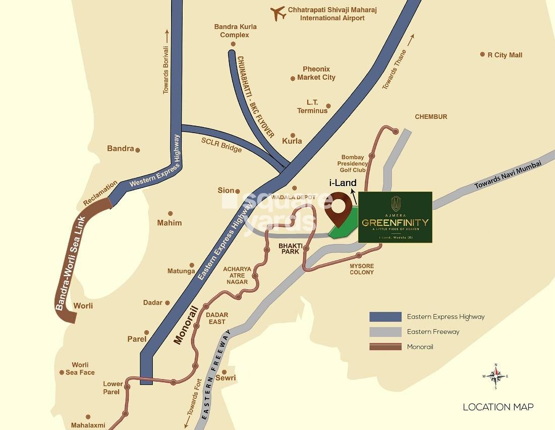 Ajmera Greenfinity Location Image