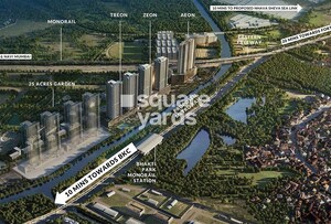 Ajmera-Greenfinity-Wadala_a large city with lots of tall buildings