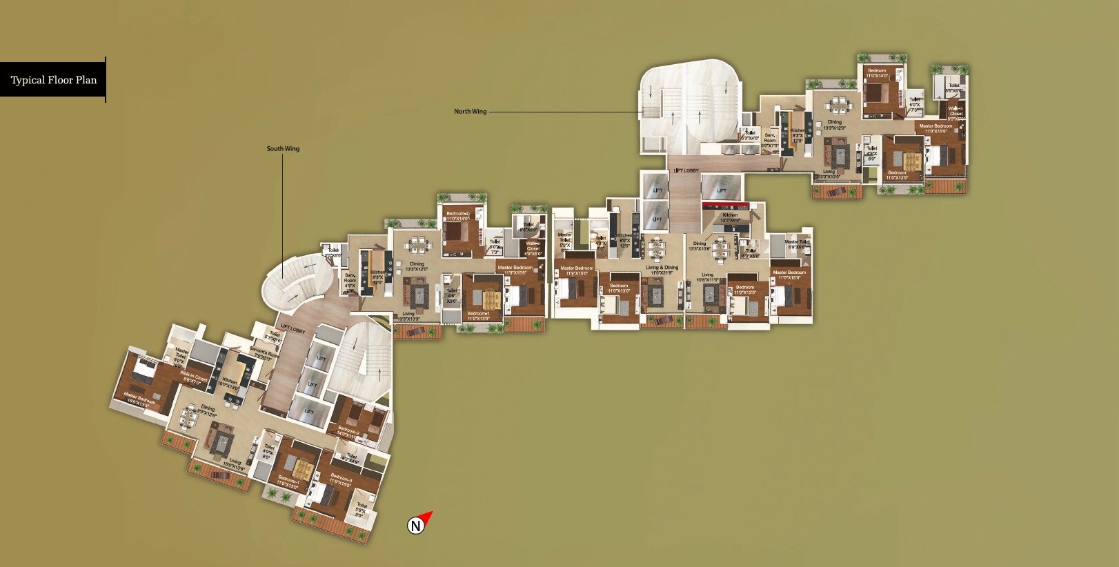 Ajmera I Land Aeon Floor Plans