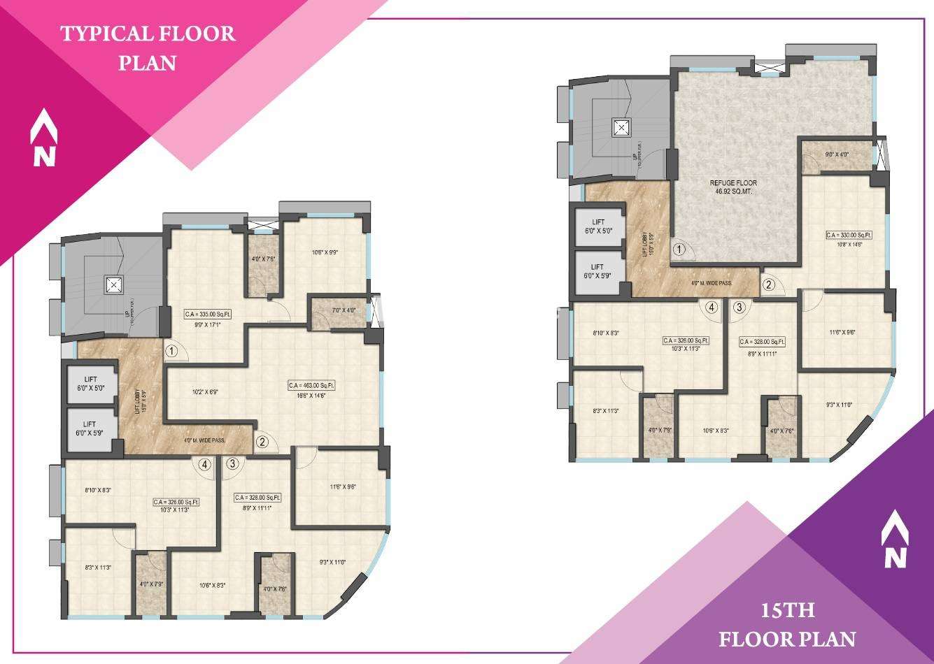 ajmera midtown project floor plans1