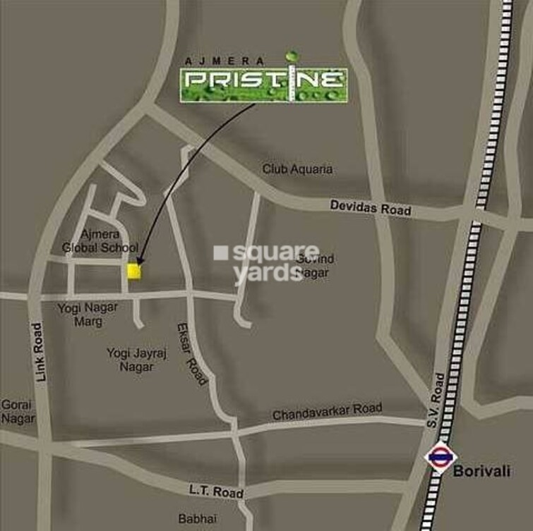 Ajmera Pristine Location Image