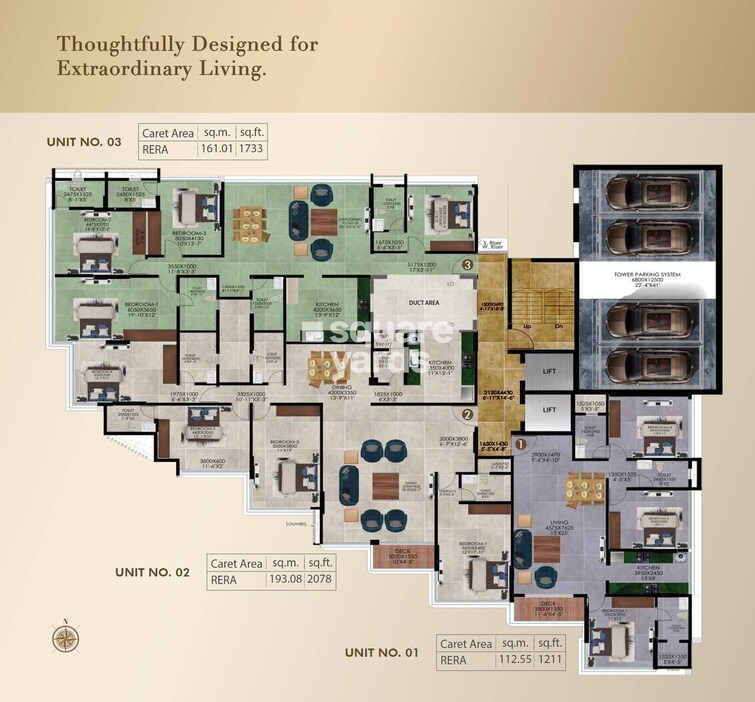 Ajmera Prive Floor Plans