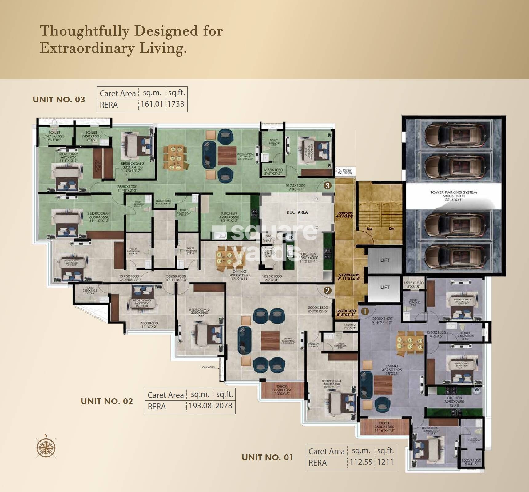 Ajmera Prive Floor Plans