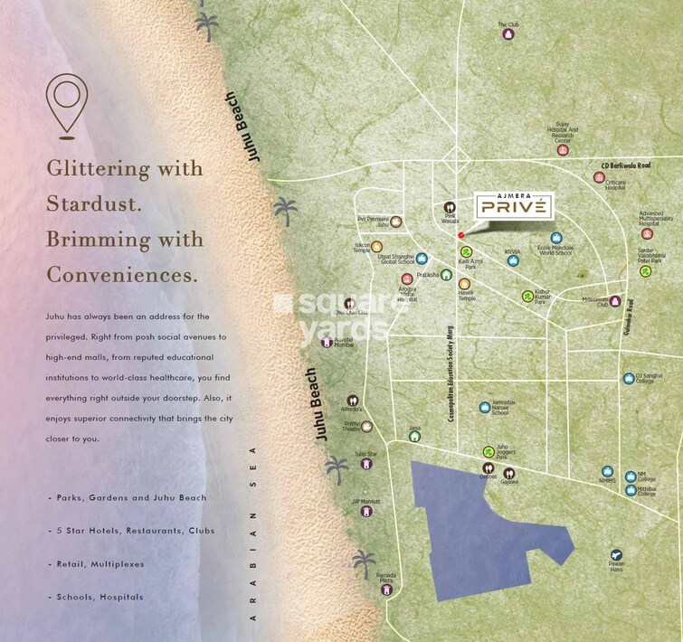 Ajmera Prive Location Image