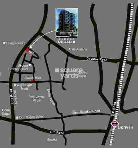 Ajmera Regalia Location Image