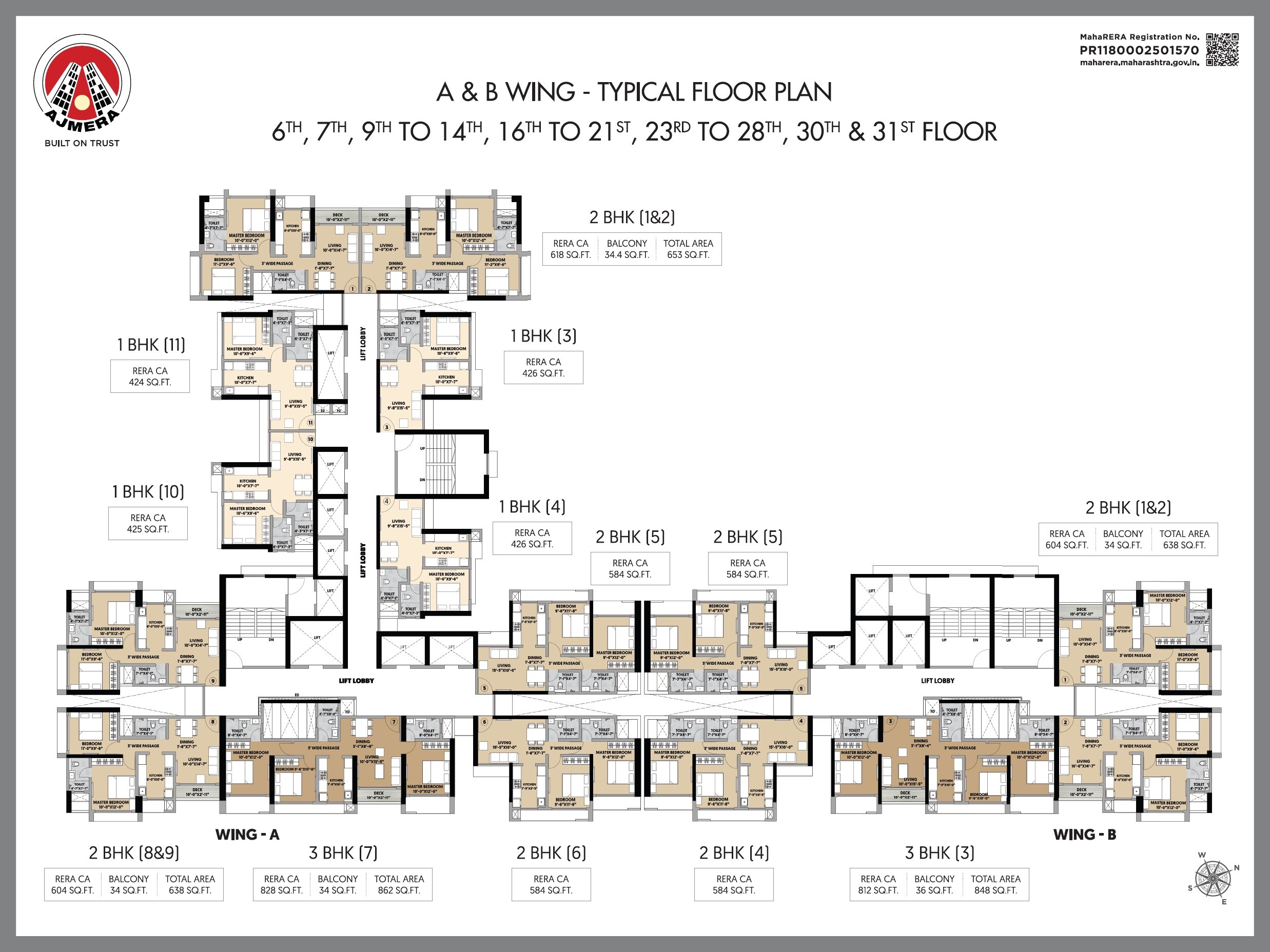 Ajmera Solis Floor Plans
