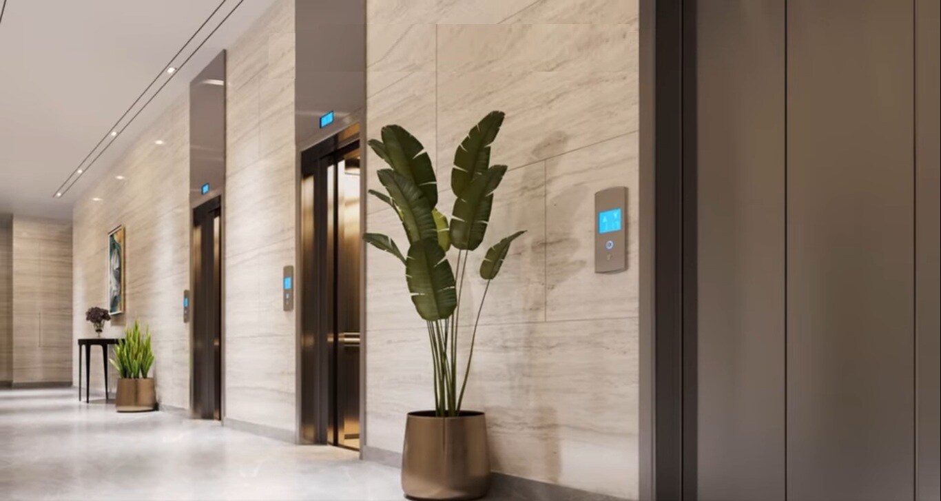 Ajmera Solis Lift Lobby Image