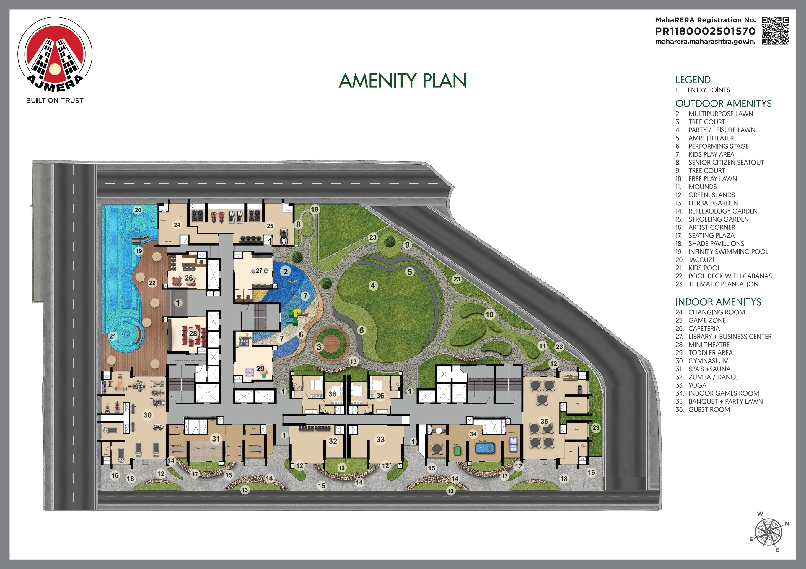Ajmera Solis Master Plan Image