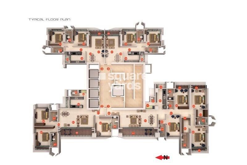 Ajmera Treon Floor Plans