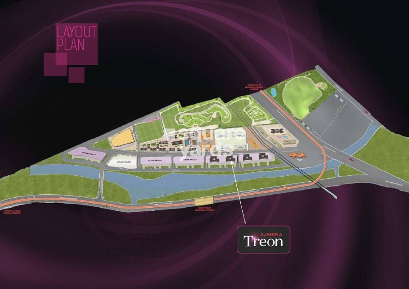 Ajmera Treon Master Plan Image