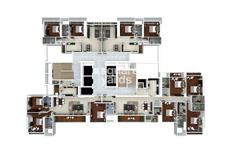 Ajmera Zeon Floor Plans