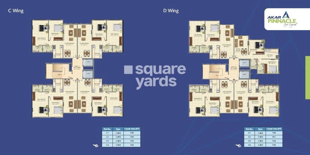 Akar Pinnacle Floor Plans