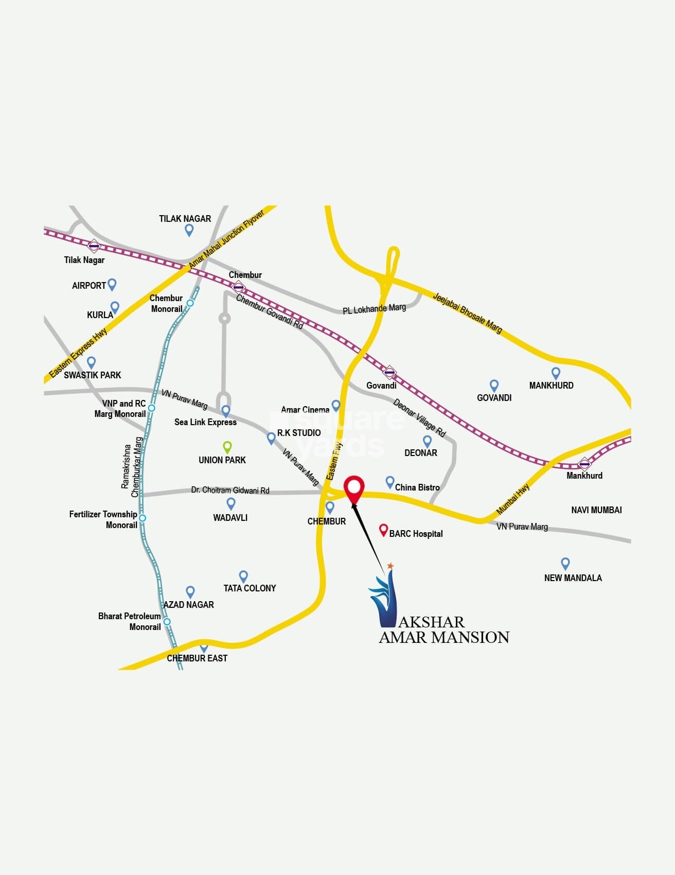 Akshar Amar Mansion Location Image