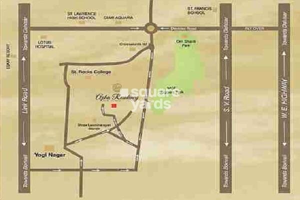 Alpha Residency Borivali Location Image