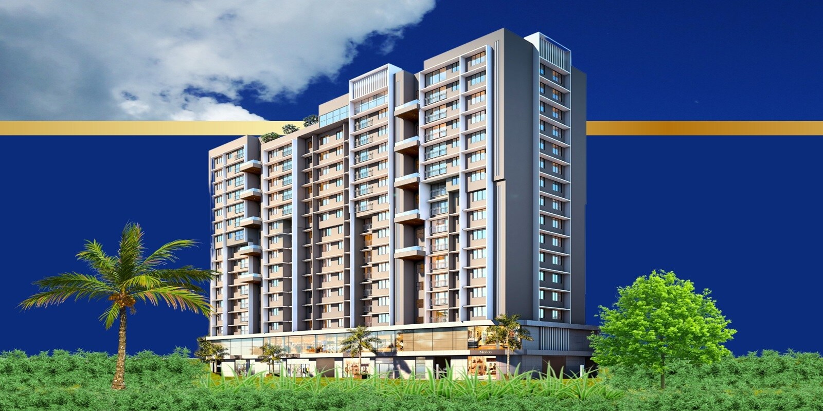 Alpine Vistara residential project in Santacruz East