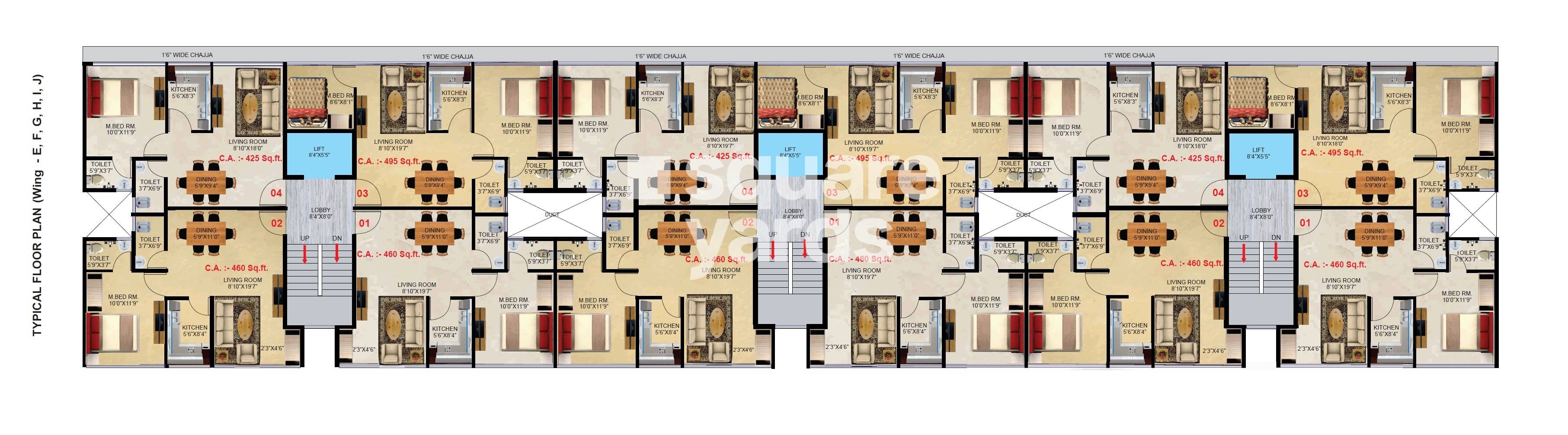 AM Residency Floor Plans 1