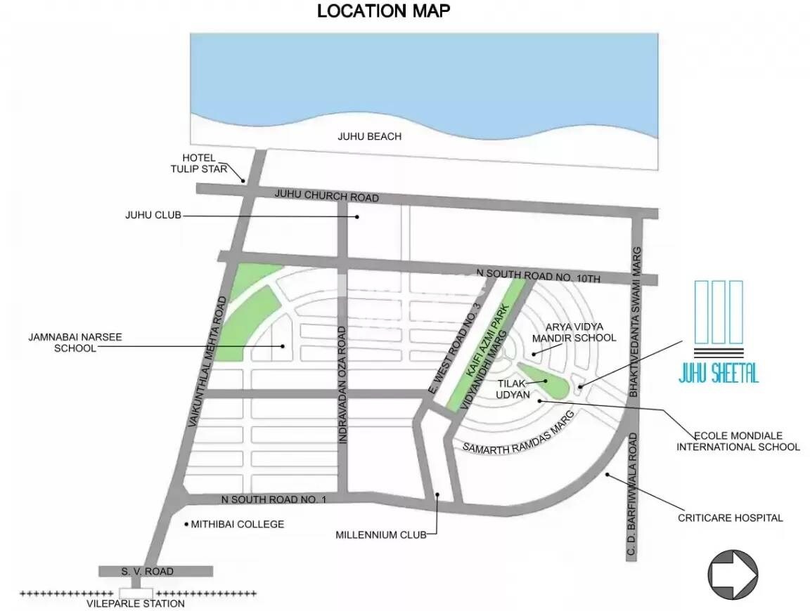 Amal Juhu Sheetal CHS Location Image