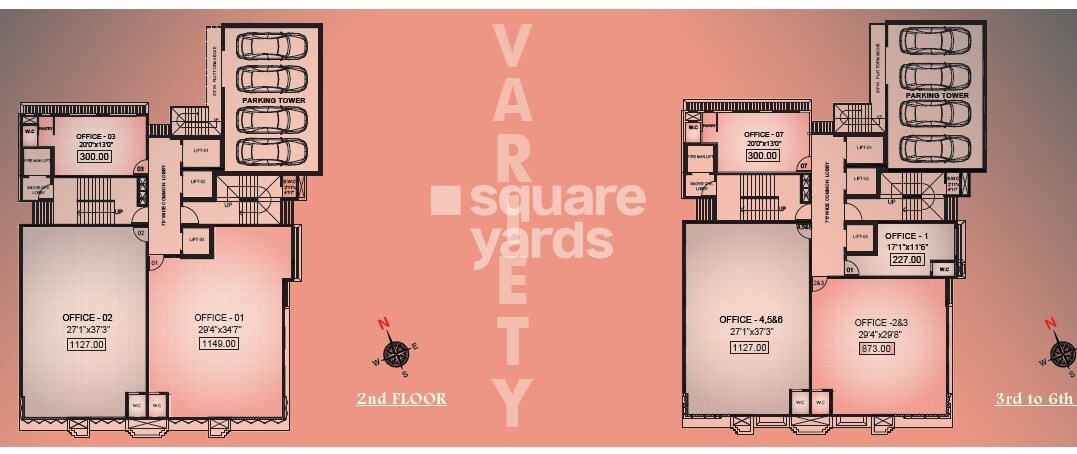 Amar 21 Business Elites Floor Plans 2