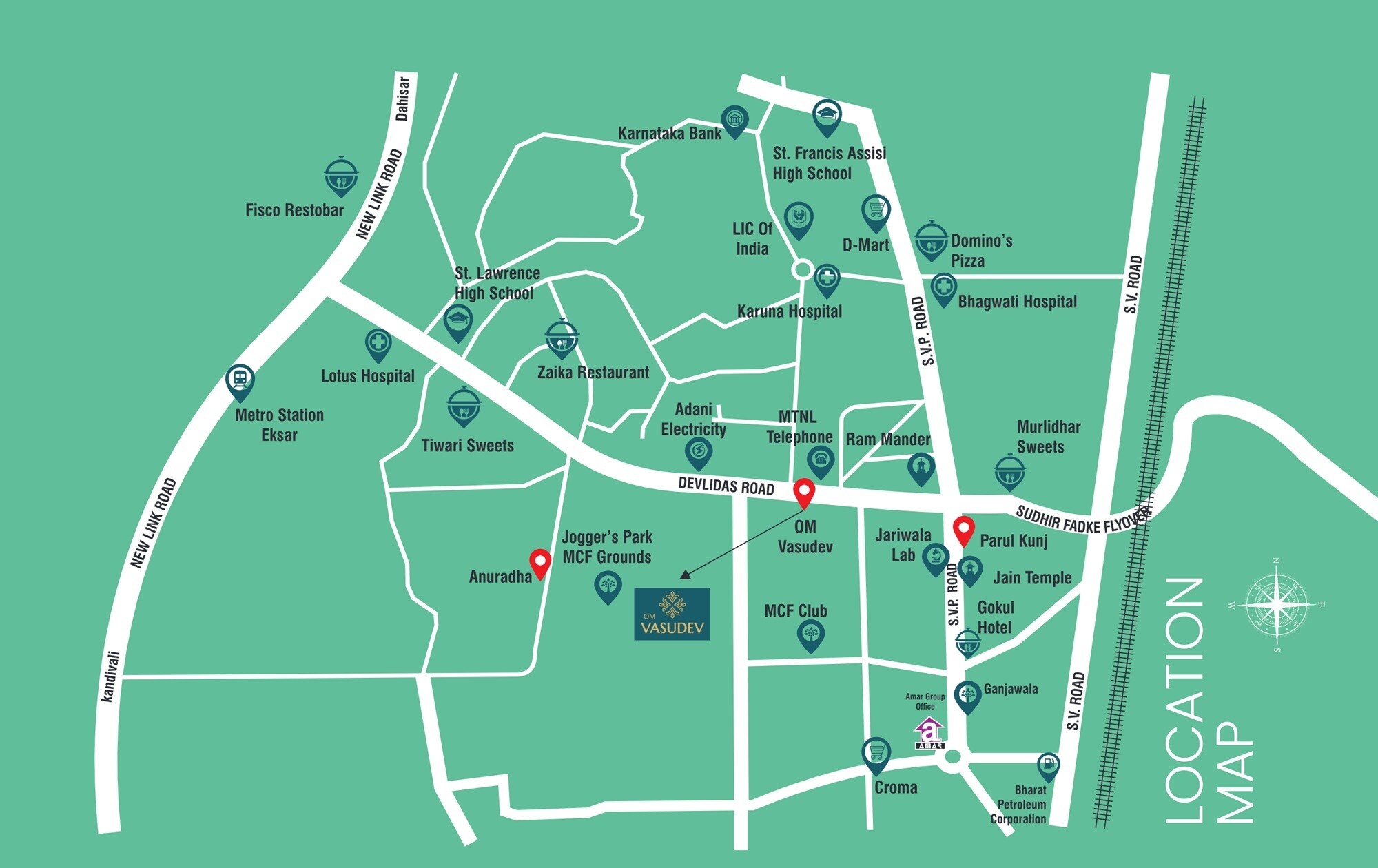 Amar Om Vasudev CHS Location Image