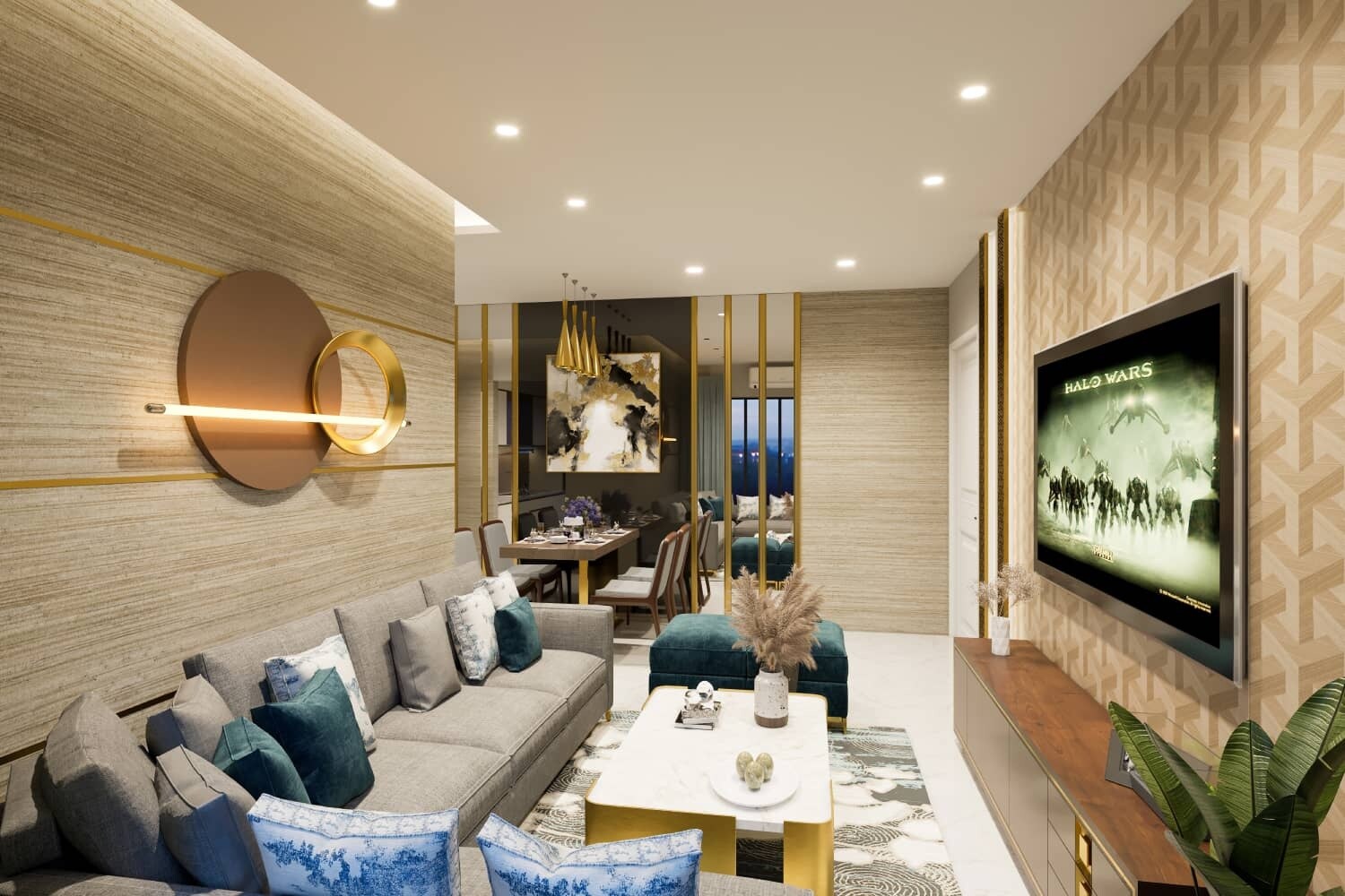 Amar Parul Kunj CHS Apartment Interiors 2