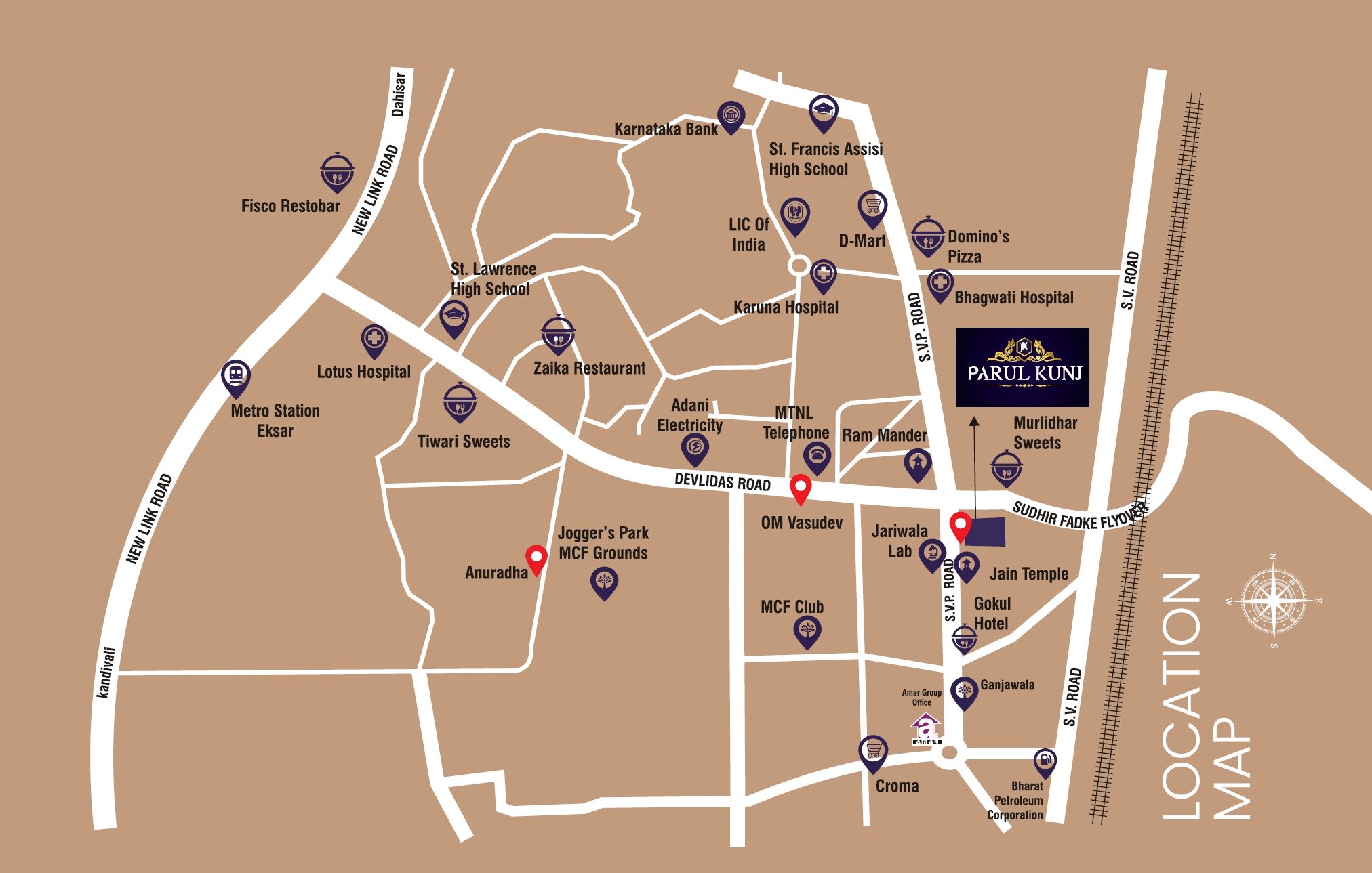 Amar Parul Kunj CHS Location Image