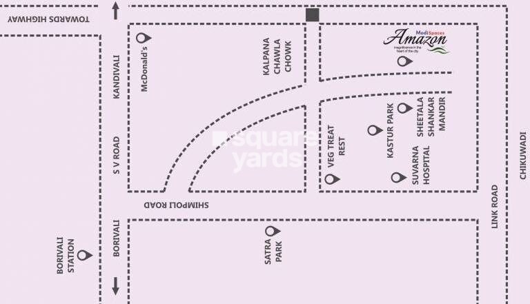 Amazon Apartments Location Image