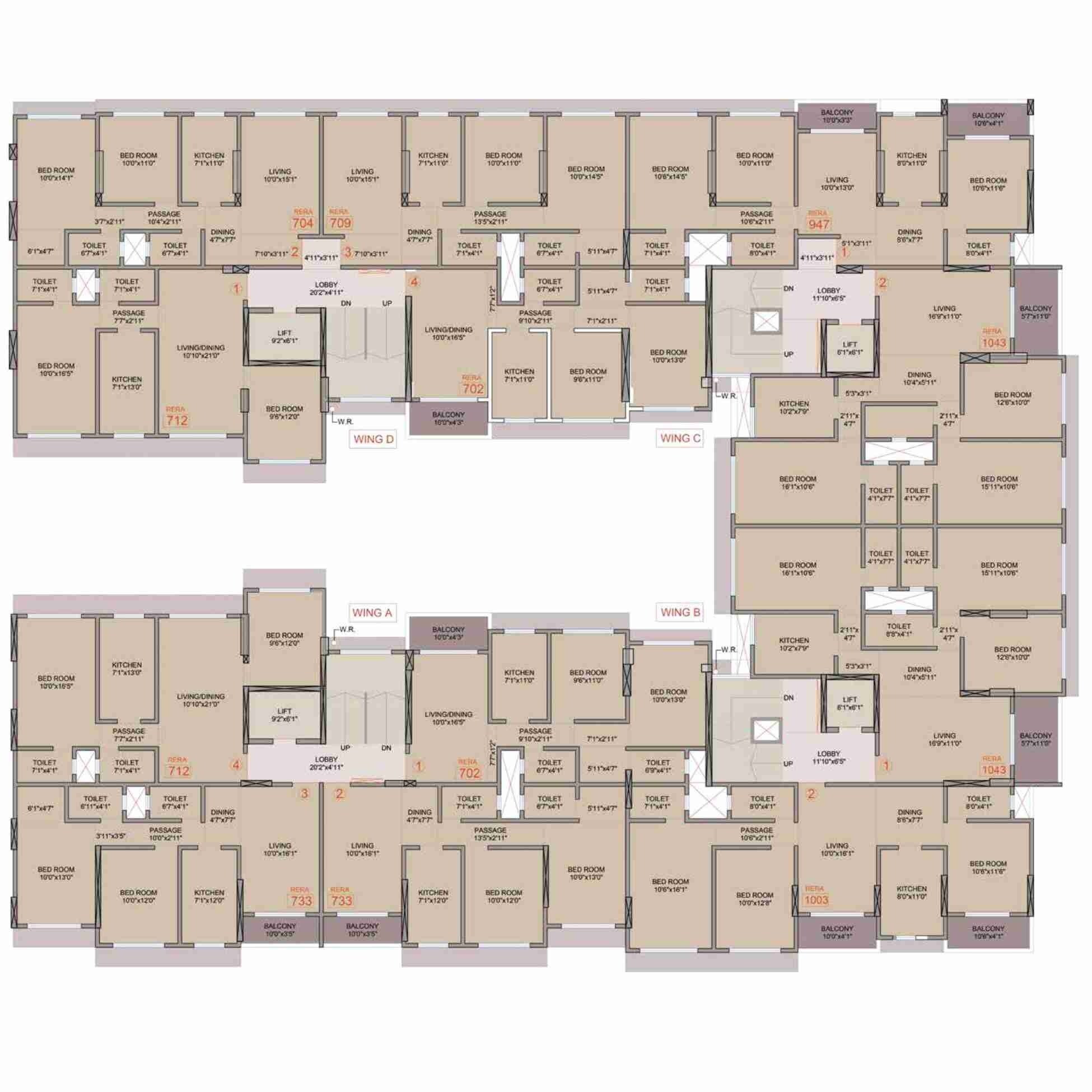 Ambit Vista Floor Plans