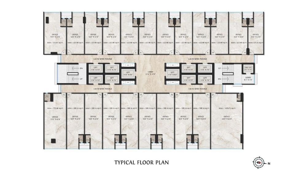 Amity Hive 97 Floor Plans