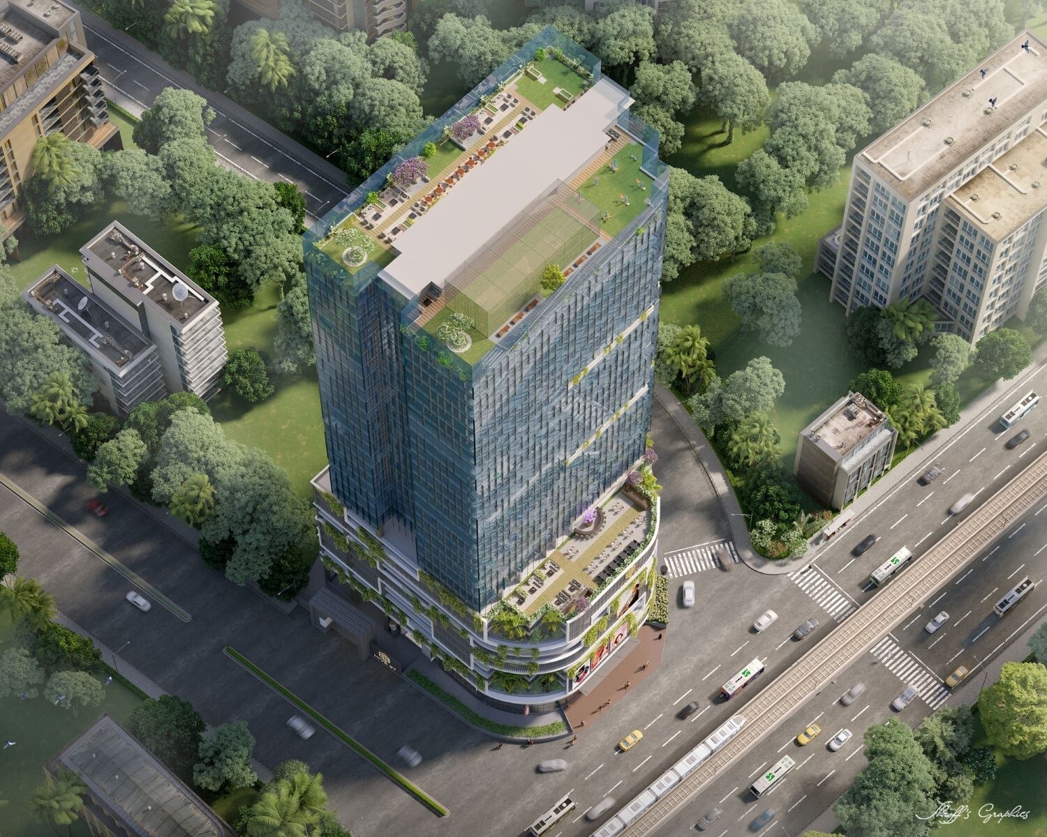 Amity Hive 97 Tower View