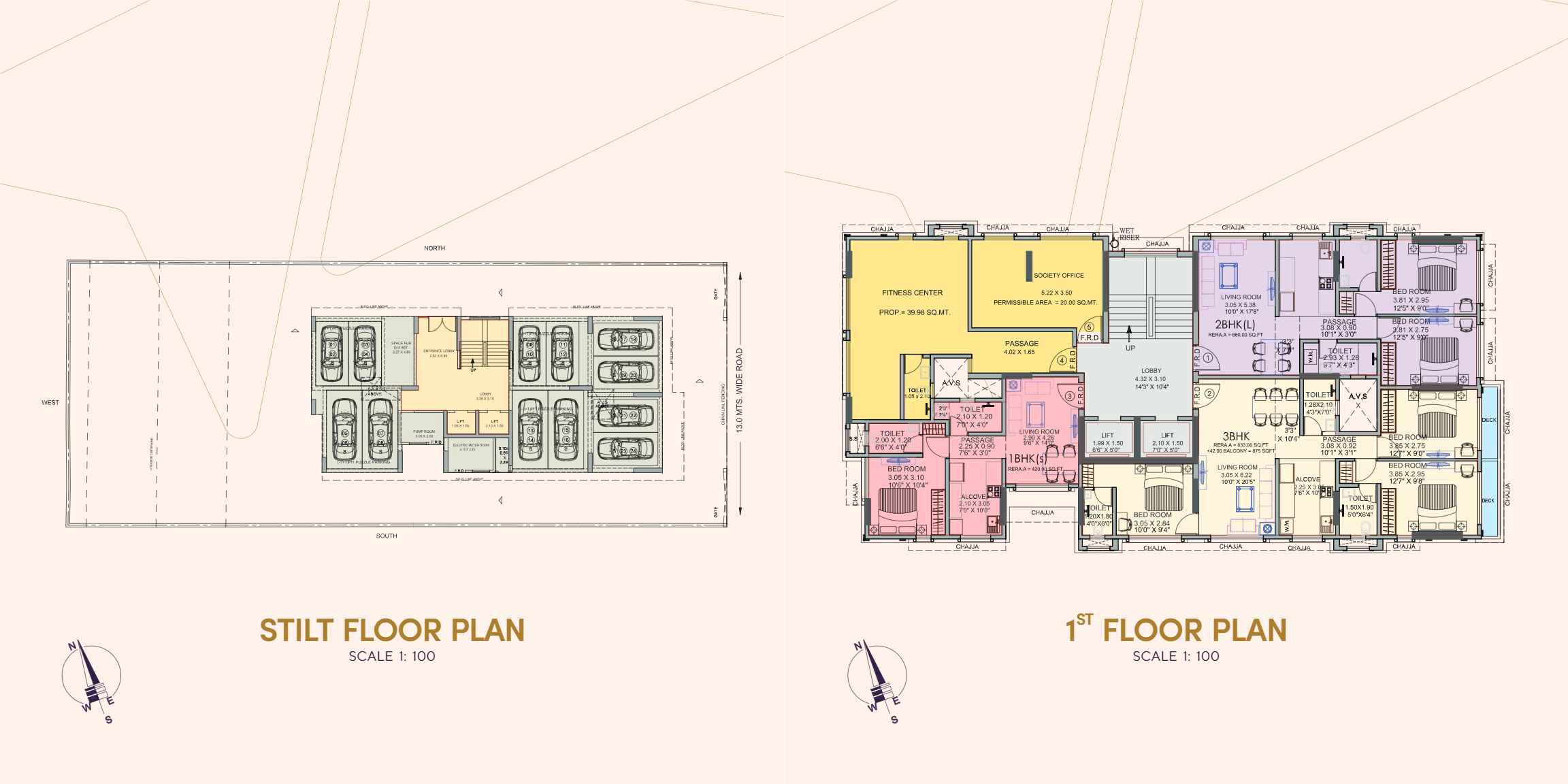 Ampple One Floor Plans